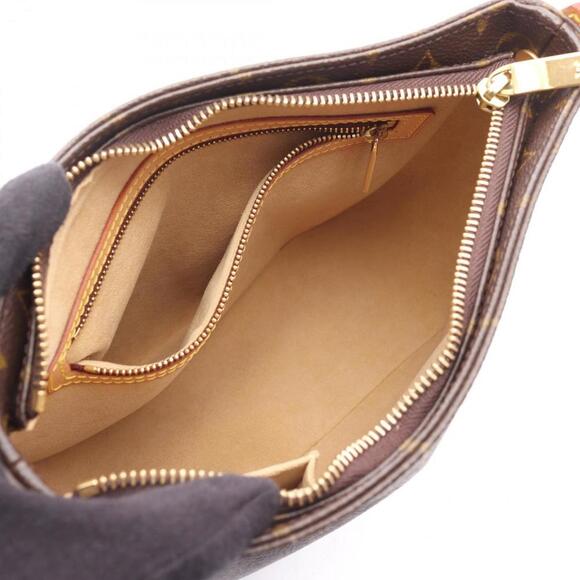 LOUIS VUITTON Brown Monogram Leather Looping MM Shoulder Bag - Picture 3 of 10